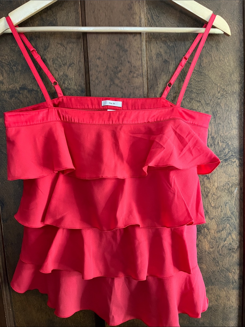 Old Navy Red Strappy Blouse